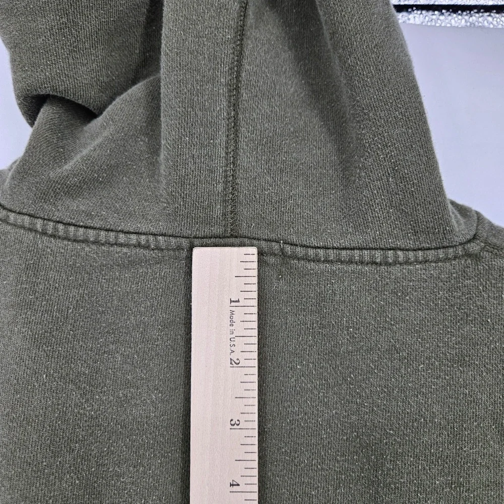 J Crew Hoodie Mens XXL Oarsman Olive Green Long Sleeve Heavy‎ Pullover Casual